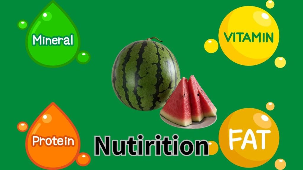スイカの一般的な栄養素
