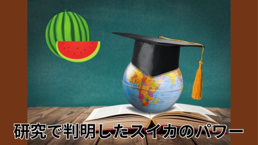 研究で判明したスイカの力