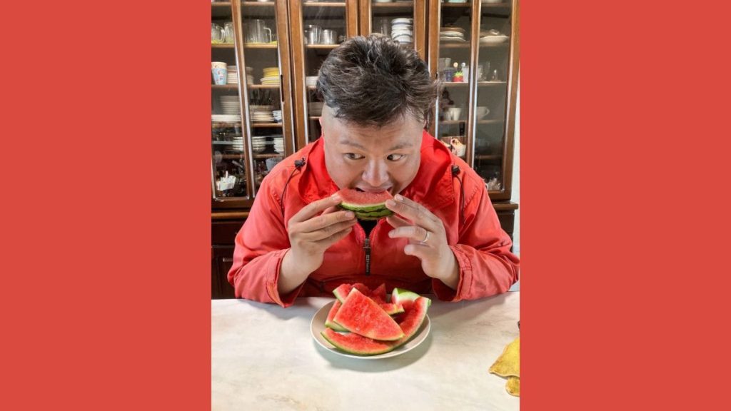 スイカ完食の写真
